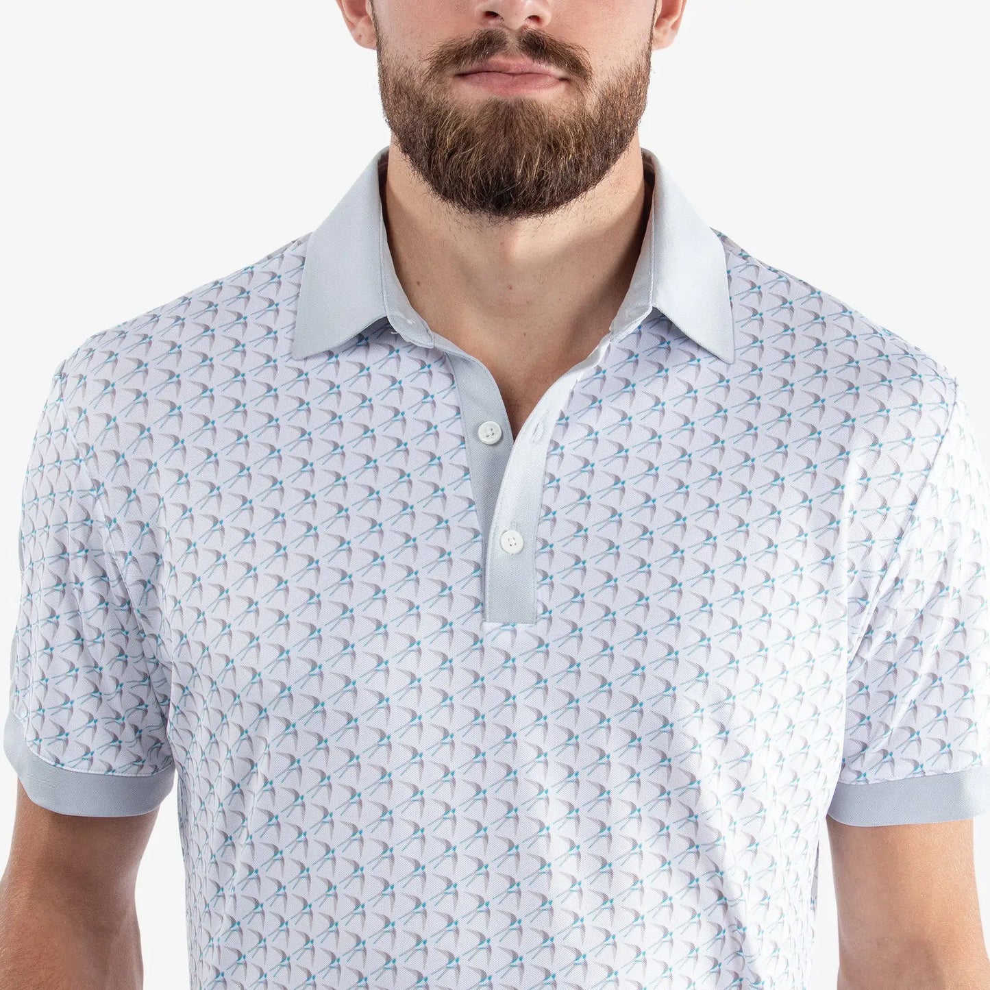 MALCOLM - White/Cool grey/Aqua