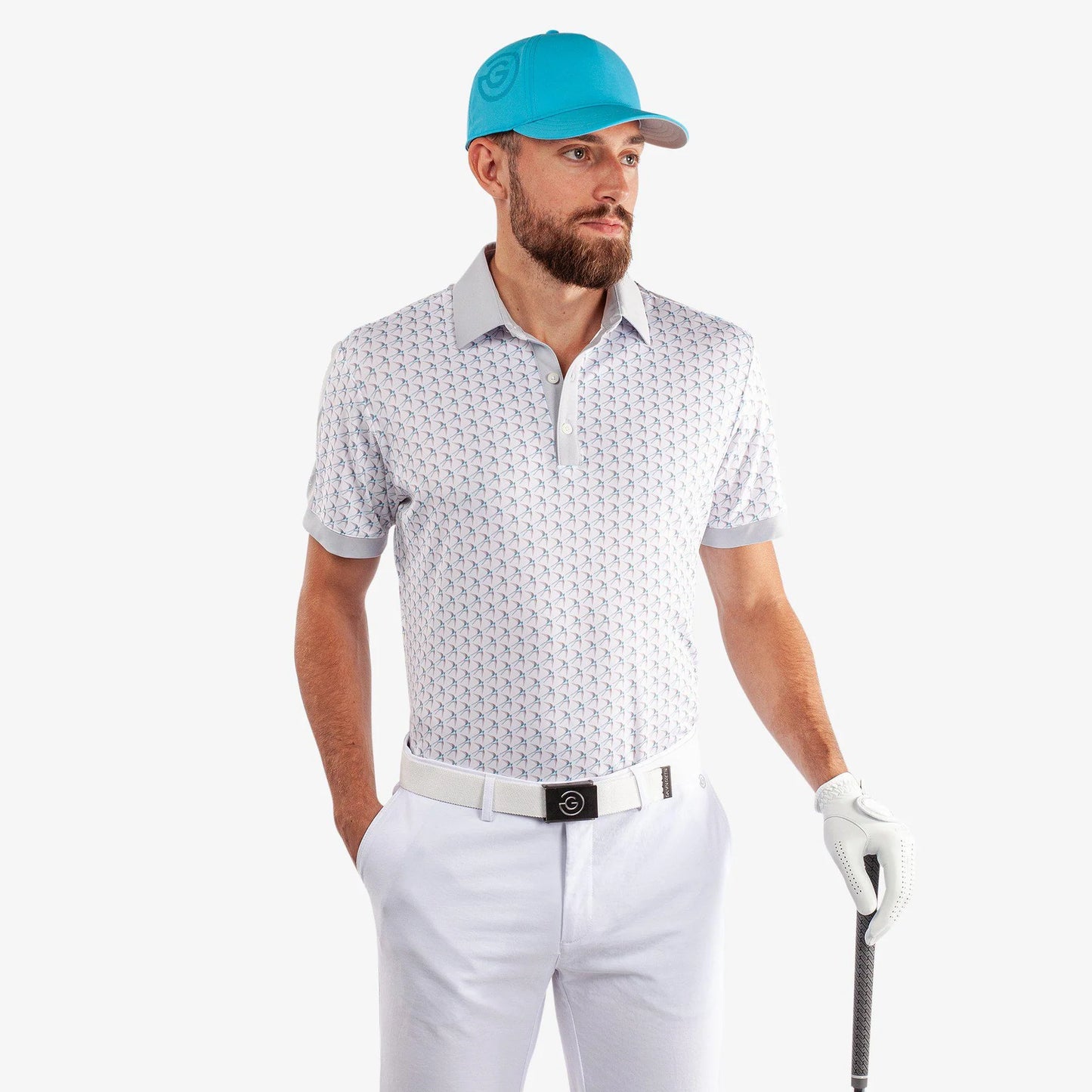 MALCOLM - White/Cool grey/Aqua