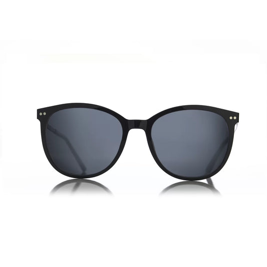 DAISY – Shiny Black / White / Grey Leo Pattern