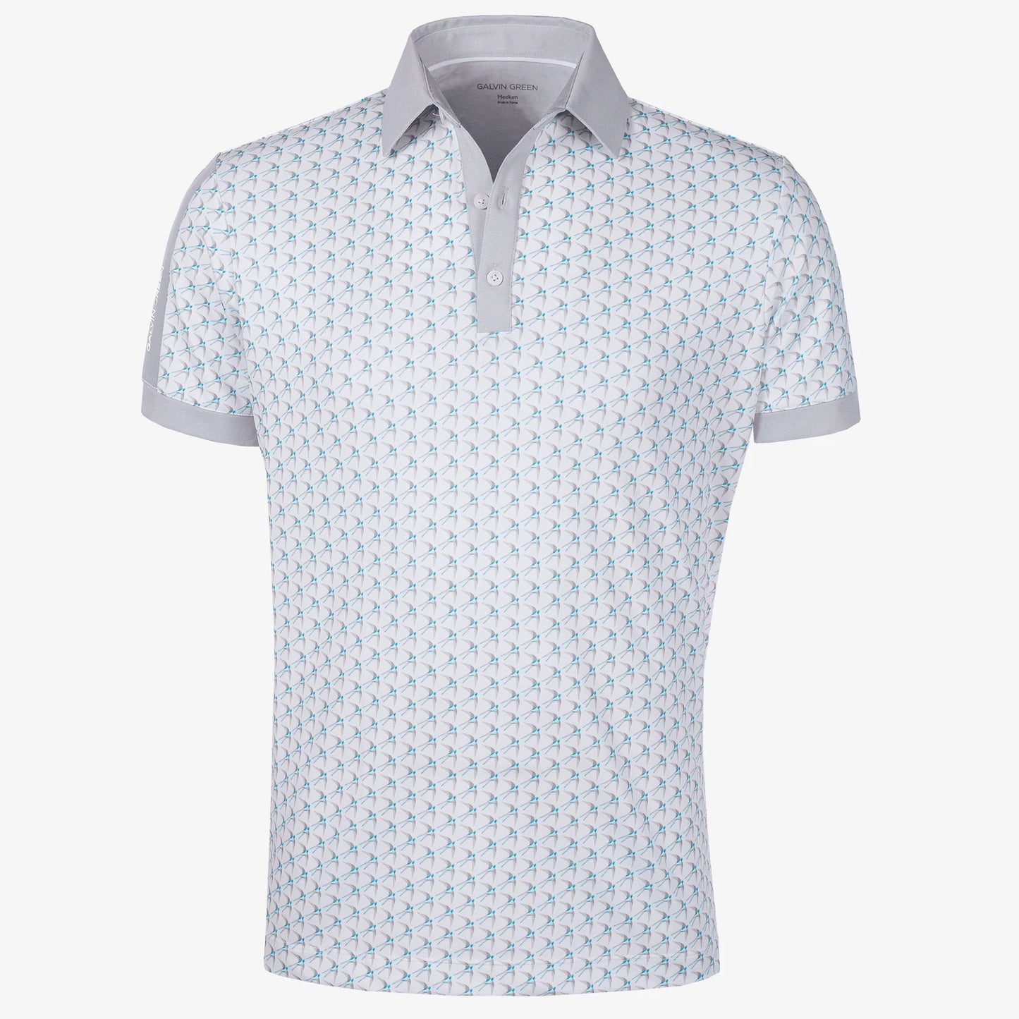 MALCOLM - White/Cool grey/Aqua