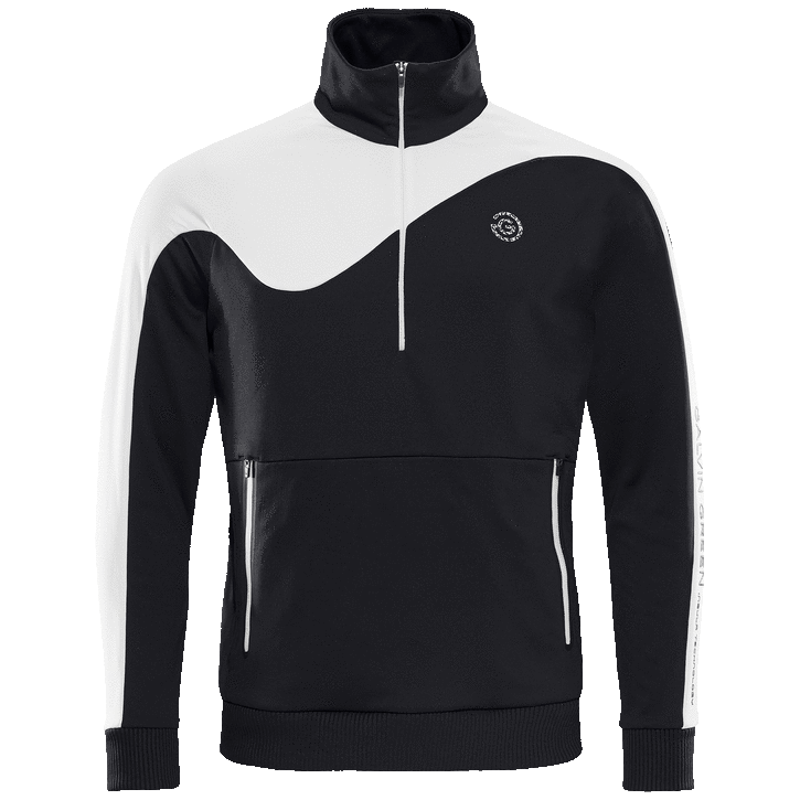 E-INSULA WAVE Pullover - Black/White