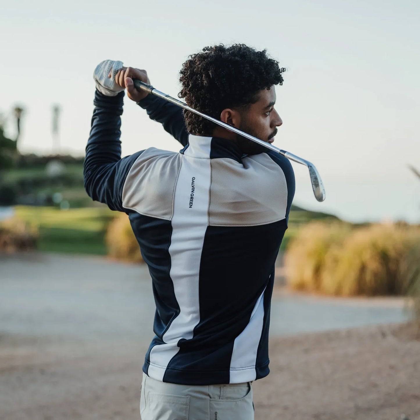 DEAN - Sand/Navy/white