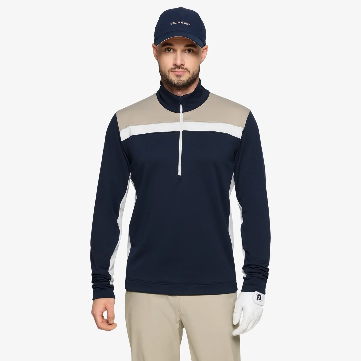 DEAN - Sand/Navy/white