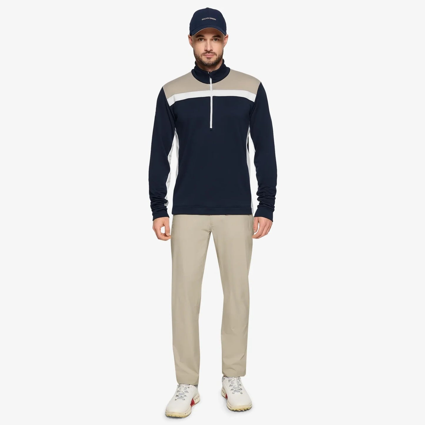 DEAN - Sand/Navy/white