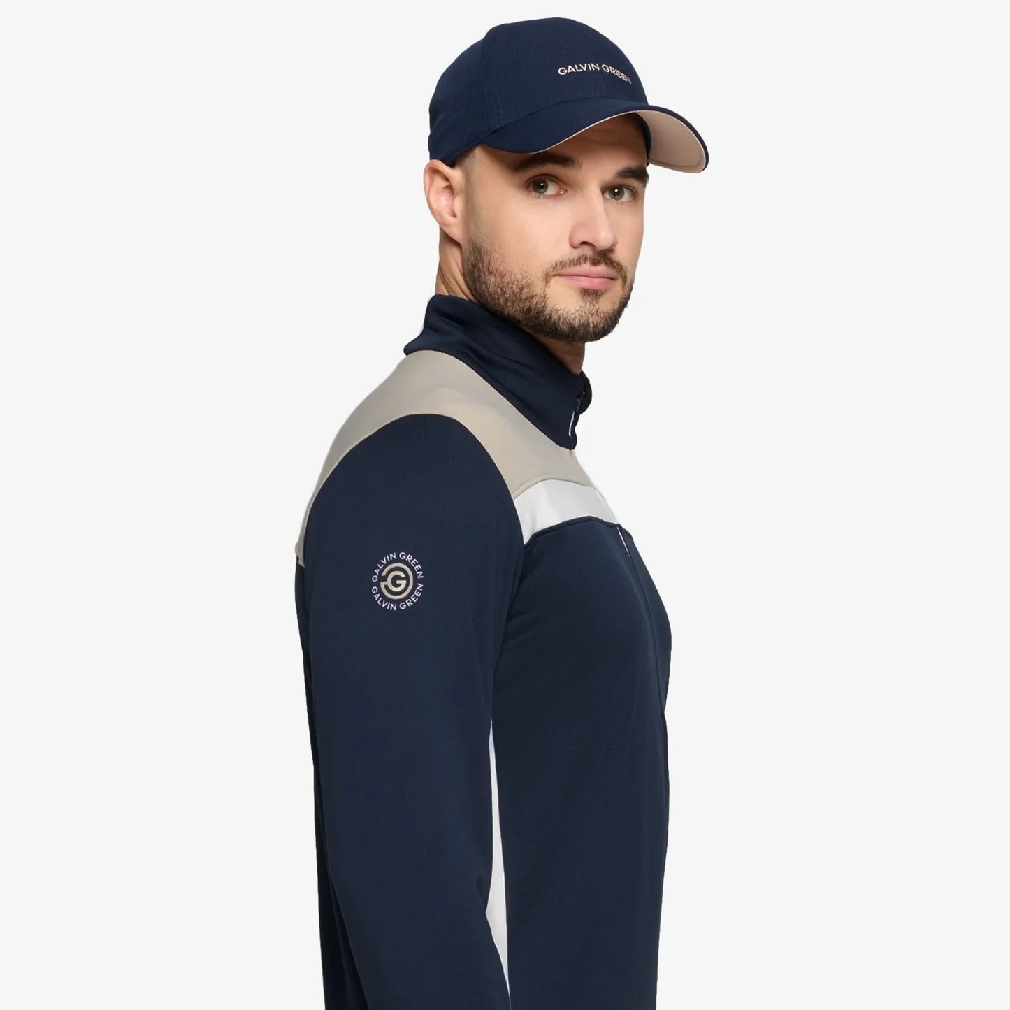 DEAN - Sand/Navy/white