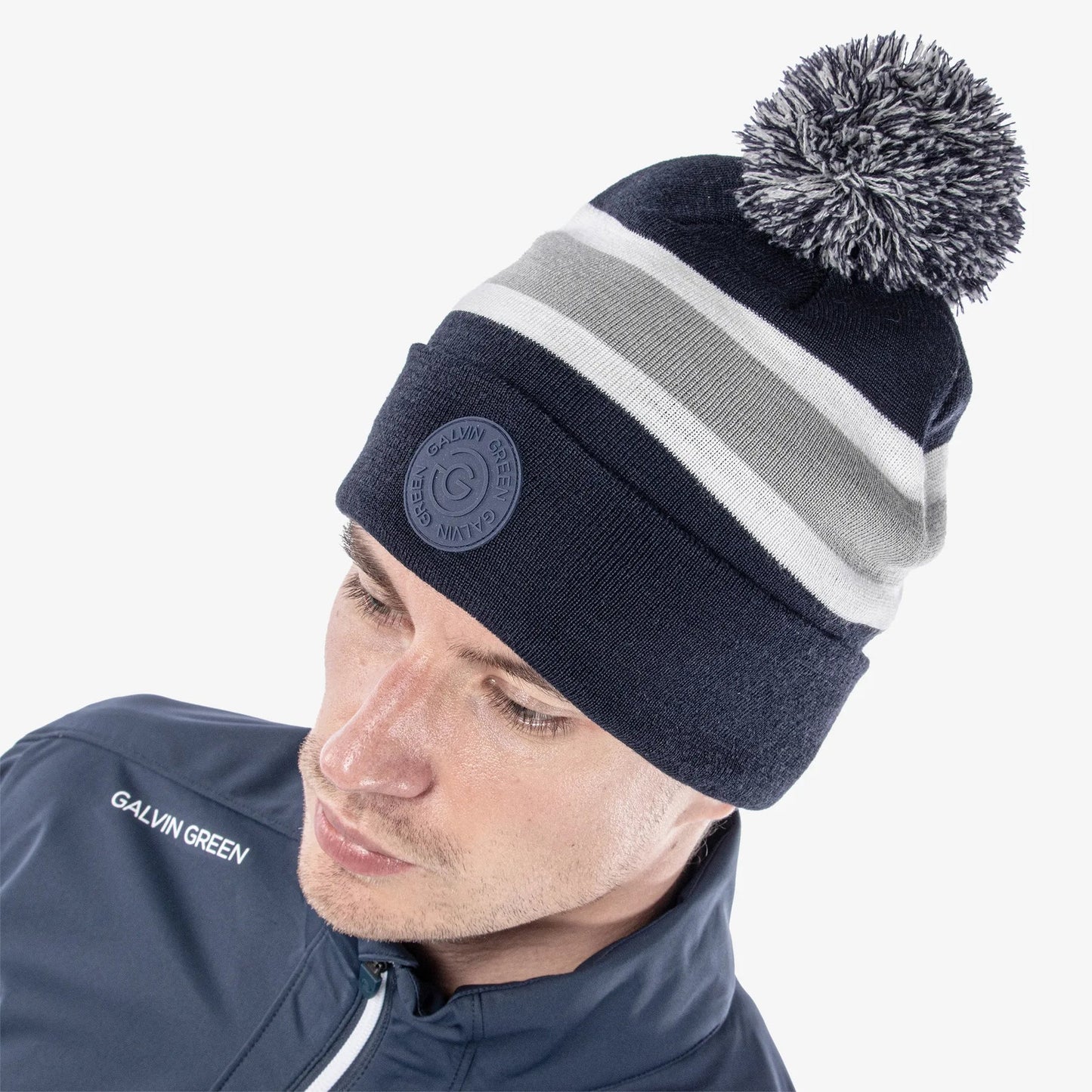 LEIGHTON - Navy/cool grey/white