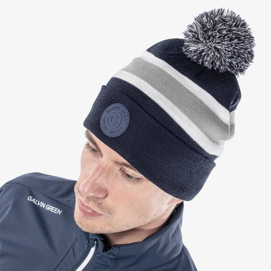 LEIGHTON - Navy/cool grey/white