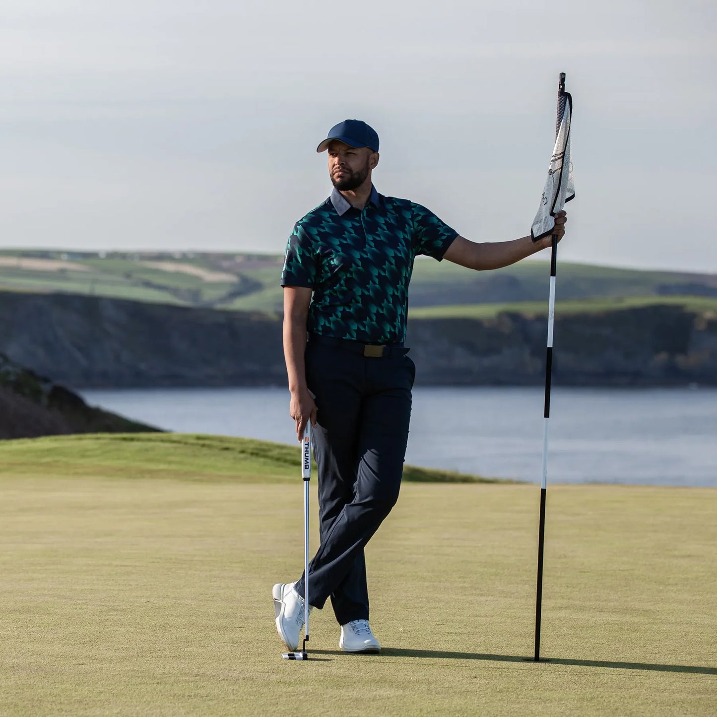 MILES - Navy/Golf Green