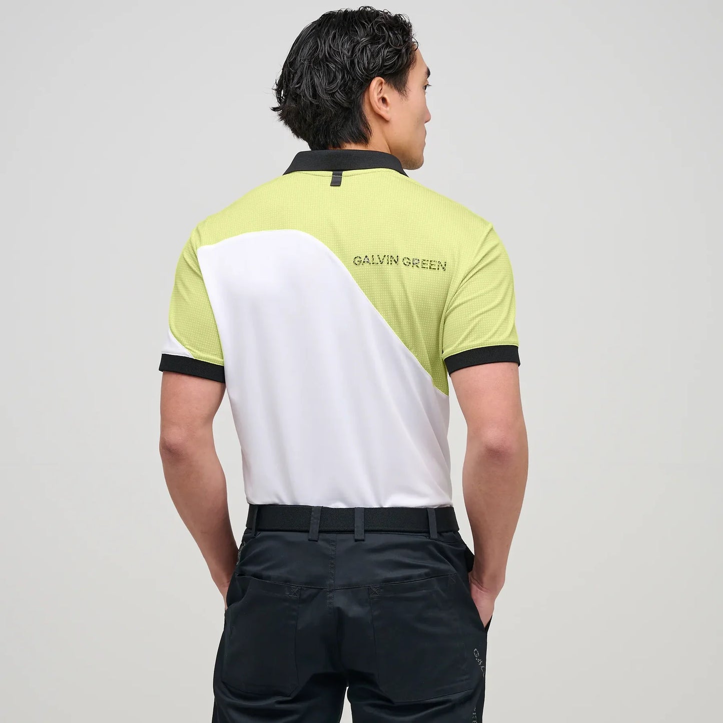 MYRON - White/Sunny lime