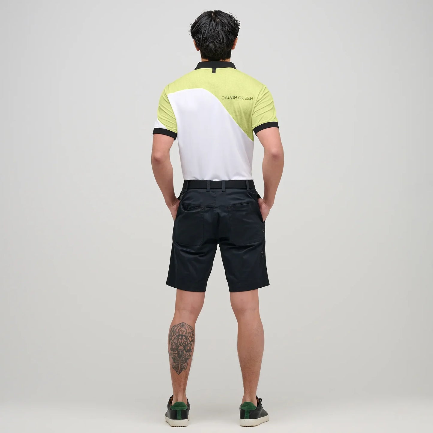 MYRON - White/Sunny lime