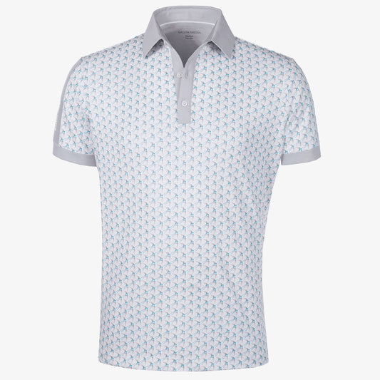MALCOLM - White/Cool grey/Aqua